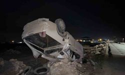 Aksaray'da otomobil takla attı: 3 yaralı