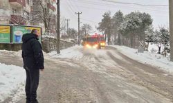 Alaplı'da karla mücadelede 12 yıldız deniz suyu kullanılıyor