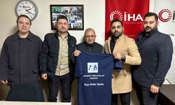 Anahtar Partili gençlerden İHA'ya ziyaret