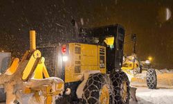 Ardahan'da kar yağışı nedeniyle 35 köy yolu ulaşıma kapandı