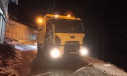 Aydın Büyükşehir Belediyesi ekiplerinden kar mesaisi