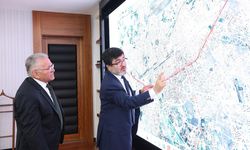 Başkan Büyükkılıç, Altyapı Yatırımları Genel Müdürü Eyigün'ü ağırladı