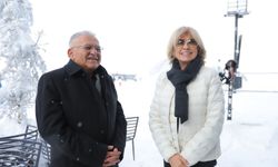 Başkan Büyükkılıç, eski Başbakan Tansu Çiller'e Erciyes'i tanıttı