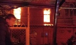 Beyşehir'de korkutan ev yangını