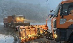 Bolu Dağı geçişinde kar ve hafif sis etkili oluyor