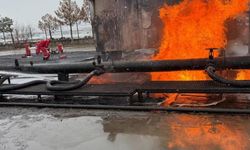 Diyarbakır'da ham petrol havuzunda yangın