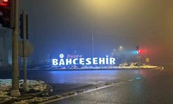 Düzce sis altında kaldı: Görüş mesafesi 10 metreye düştü