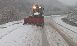 Düzce'de kapanan 65 köy yolu ulaşıma açıldı
