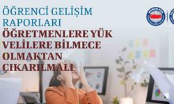 Eğitim-Bir-Sen: 'İlkokullarda başlatılan 'Öğrenci Gelişim Raporu Uygulaması' öğretmenler üzerinde ağır yük oluşturuyor'