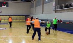 Elazığ İl protokolü basketbol maçında buluştu
