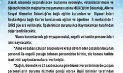 Elazığ'da eğitim-öğretime 1 gün ara verildi