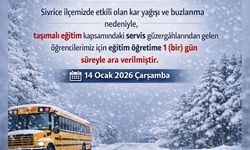 Elazığ'ın iki ilçesinde taşımalı eğitime ara verildi