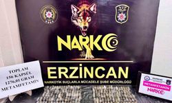 Erzincan'da 1 kilo 276 gram metamfetamin ele geçirildi