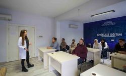 Gaziantep'te görme engelli kursiyerler için E-KPSS eğitim desteği