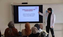Halk Eğitim Merkezi kursiyerlerine verem eğitimi