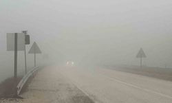 Hatay'da yüksek kesimlerde sis