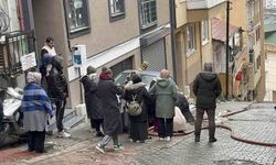 Kağıthane'de itfaiye ekiplerinin dik yokuşla ve dar sokakla imtihanı