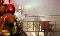 Kahramanmaraş'ta metruk evde yangın