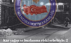 Kandıra'da kar ve buzlanma nedeniyle eğitime 1 gün ara