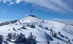 Kavaklıdere beyaza büründü