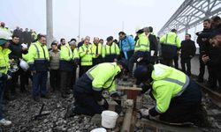 KONYARAY Banliyö Hattı'nda ray birleştirme kaynak programı yapıldı