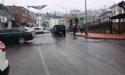 Kulp'ta yağmur yerini kar yağışına bıraktı