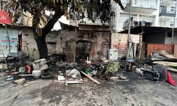 Mersin'de kundaklanan evde 58 yaşındaki kişi ağır yaralandı