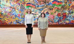 NATO Genel Sekreter Yardımcısı Shekerinska, Azerbaycan Milli Meclis Başkanı Gafarova ile bir araya geldi