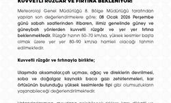 Niğde Valiliği'nden kuvvetli rüzgar ve fırtına uyarısı