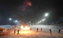 Palandöken Kayak Merkezi'nde yılbaşı coşkusu