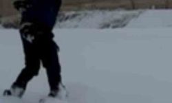 Peribacaları arasında kayak keyfi