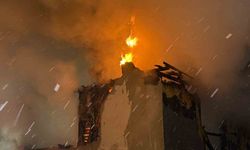 Polisin dikkati ahır ve evi yanmaktan kurtardı