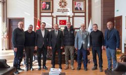 Rektör Çakmak, DAGC ve DGF yönetimini kabul etti