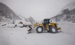 Rize'de 17 köy yolu kar nedeniyle ulaşıma kapandı