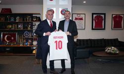 Rüştü Reçber, TFF Başkanı Hacıosmanoğlu ile görüştü