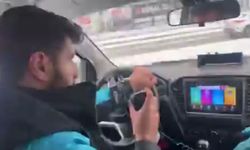 Sağlık ekipleri zorlu kar yolculuğunun ardından hastaya ulaştı