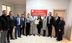 Salihli bakkallarda yeni başkan mazbatasını aldı