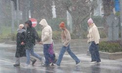 Samsun merkezde kar yağışı etkili oldu