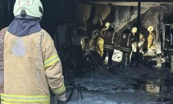 Silivri Sanayi Sitesi'nde yangın: Dikkatli çıraklar facianın önüne geçti