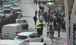 Ters yönden gelen motosiklete otomobil çarptı: 1 yaralı