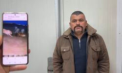 Yaban domuzunu elleriyle yakaladı