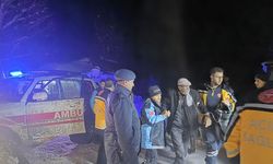 Yolu kapanan köyde mahsur kalan KOAH hastasının yardımına UMKE yetişti