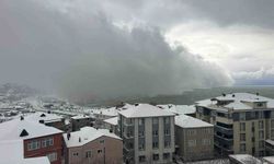 Zonguldak'a kar fırtınası geldi