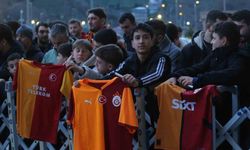Galatasaray'a, Rize'de coşkulu karşılama