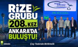 Rize Grubu 208. Kez Ankara’da Buluştu
