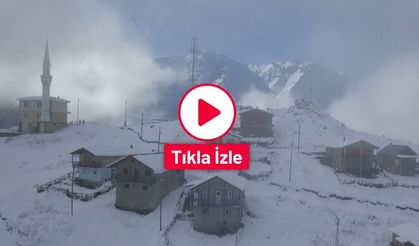 Rize’de kar nedeniyle 8 yerleşim yerine ulaşım sağlanamıyor