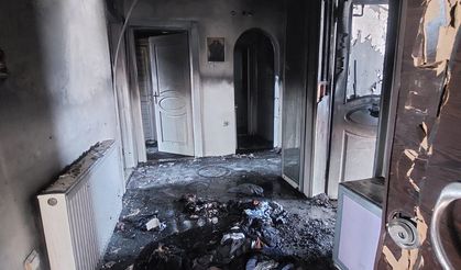 Tartıştığı eski eşinin evini ateşe verip teslim oldu