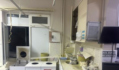 Hastanenin acil servisinde tıbbi dolum sırasında şişe patladı: 1 yaralı