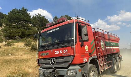 Uşak'ta çıkan orman yangını 19 saatte kontrol altına alındı