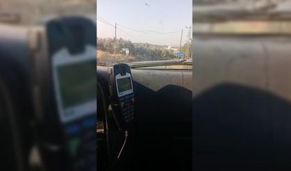 Arazöz alevlerin arasında kaldı; telsizle yardım isteyip son anda kurtuldular